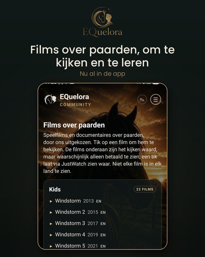 Films over paarden, om te kijken en te leren